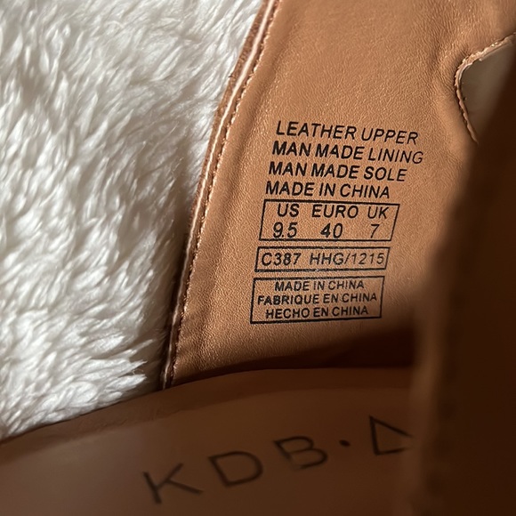 Kelsi Dagger Brooklyn heels tan size 9.5 - Picture 9 of 9